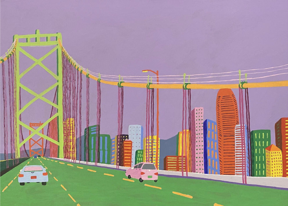 Pont de la baie d'Oakland | Tableaux sur Toile