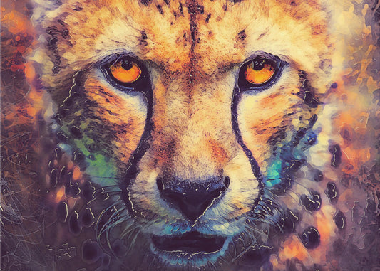 Animals Leopard Watercolor Animal Art | Poster