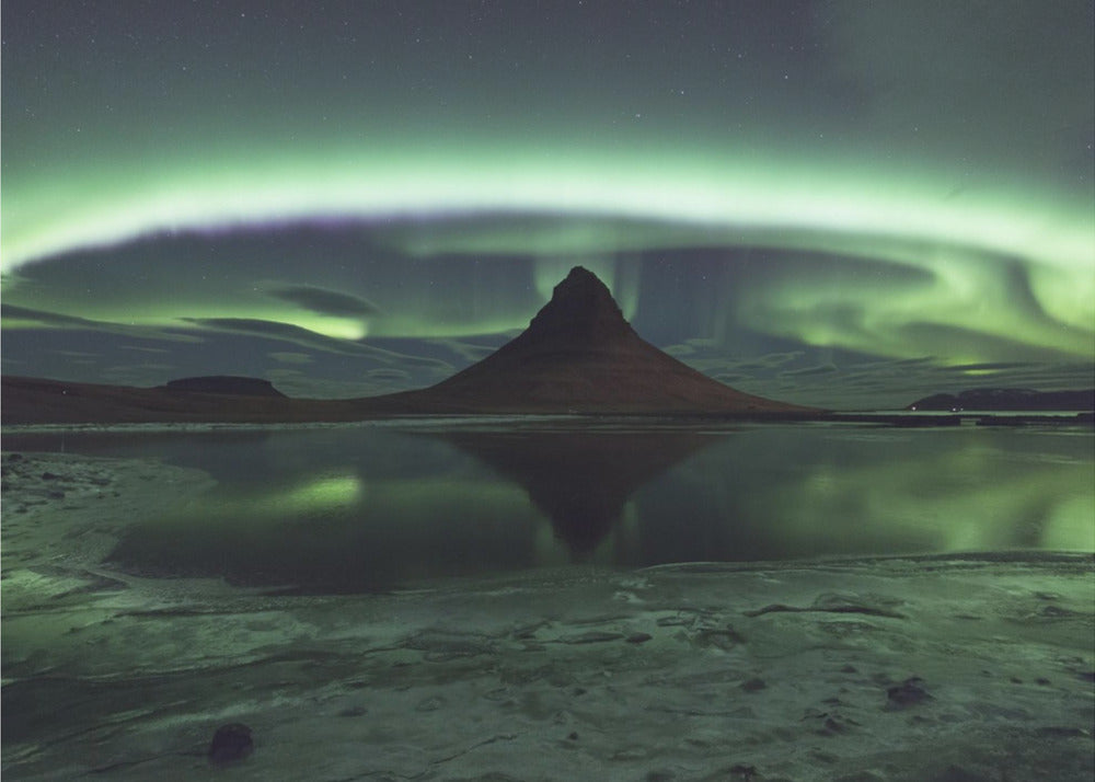 Kirkjufell Aurora | Fototapet