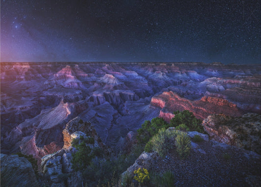Notte al Grand Canyon | Carta da Parati Fotografica