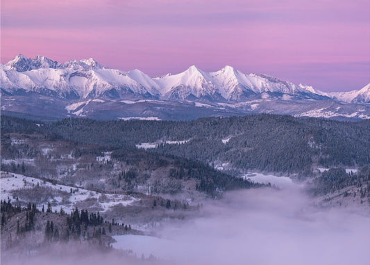 Alba - Monti Tatra | Carta da Parati Fotografica