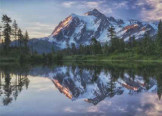Auringonnousu Shuksan-vuorella | Julisteet - Taidevedokset