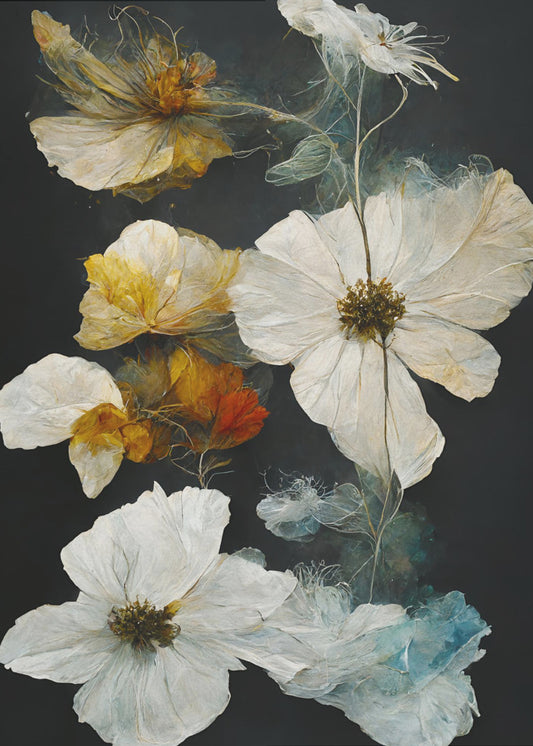 Dans med fina blommor | Poster