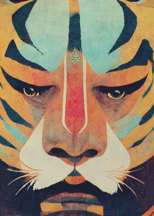 Sterke Tijger | Canvasprints