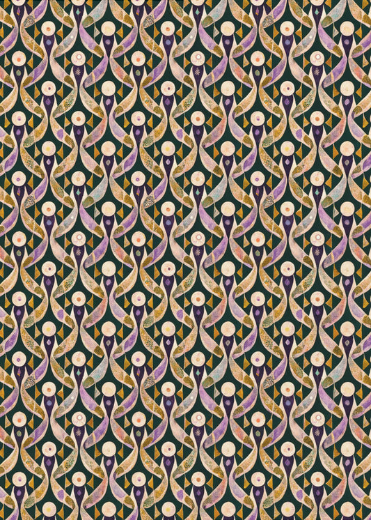 Curved Rhythm Elegance | Poster