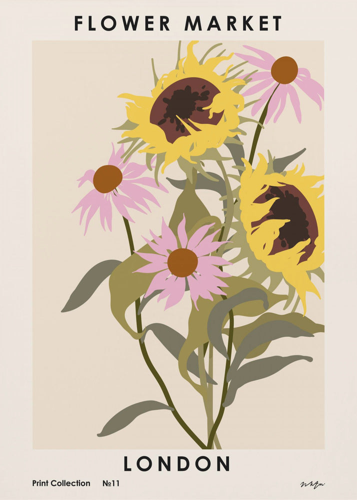 Blomstermarknaden. London | Canvas