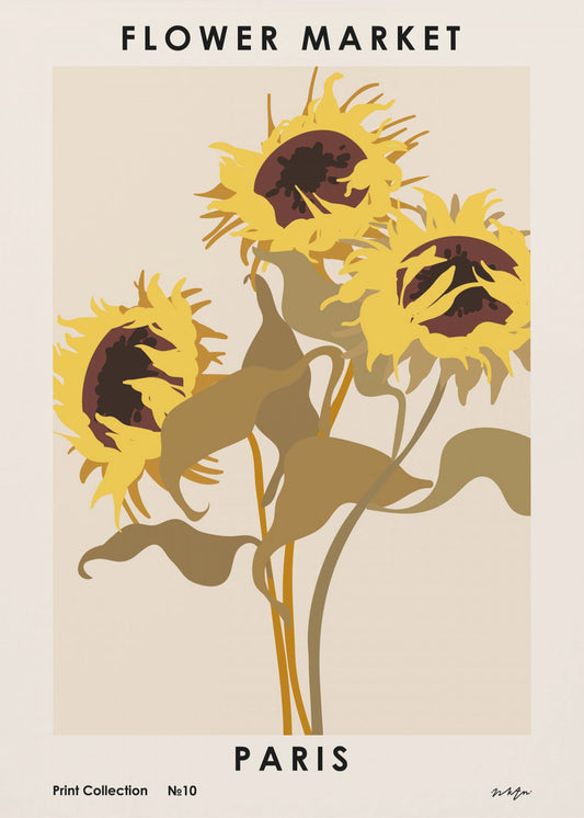 Bloemenmarkt. Parijs | Canvasprints
