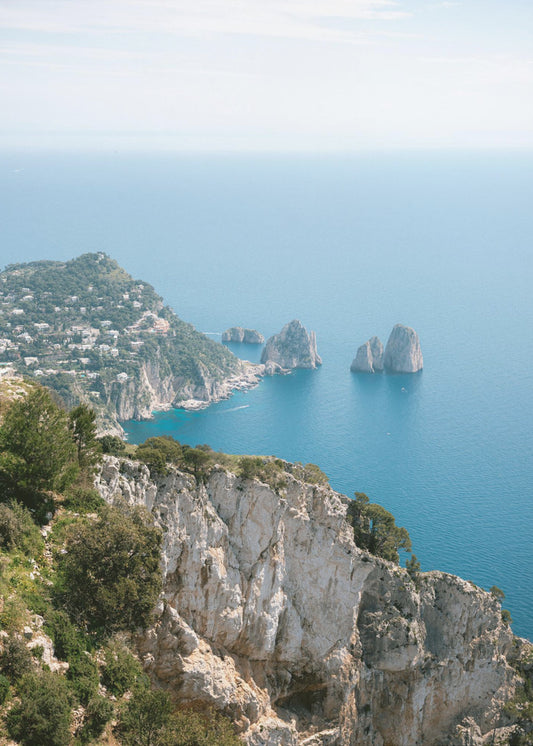Capris kust i Italien | Canvastavla
