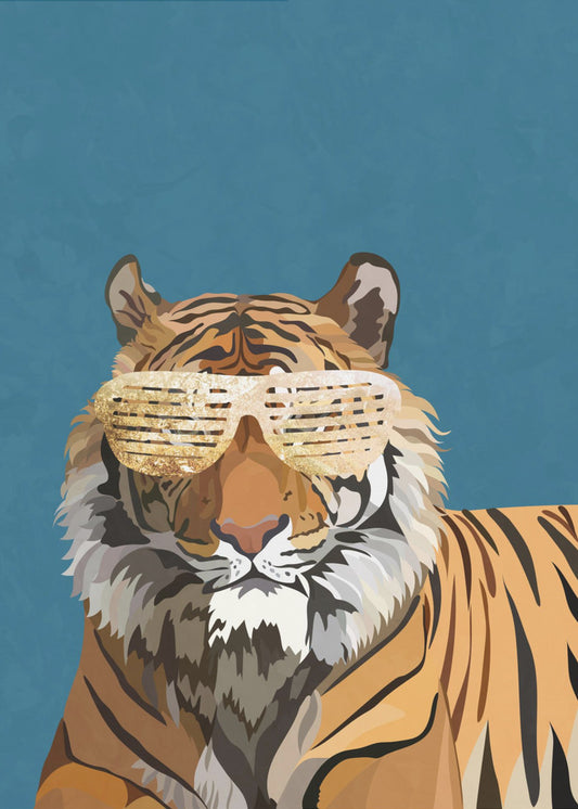 Tigre dell'Hip Hop | Stampe su Tela