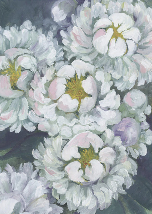 Peonie pittoriche Willoh | Stampe su Tela