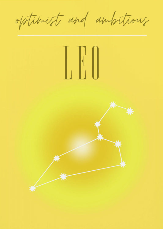 Leo Zodiac Print Art | Poster