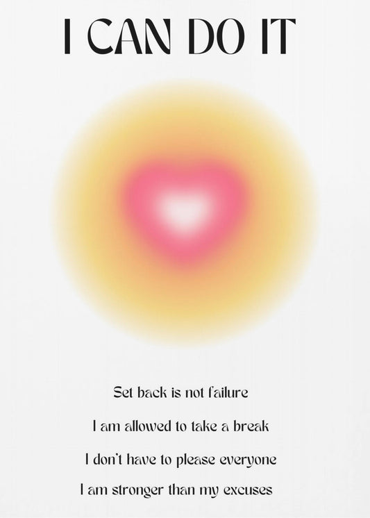 Motiverande aura Poster | Canvas