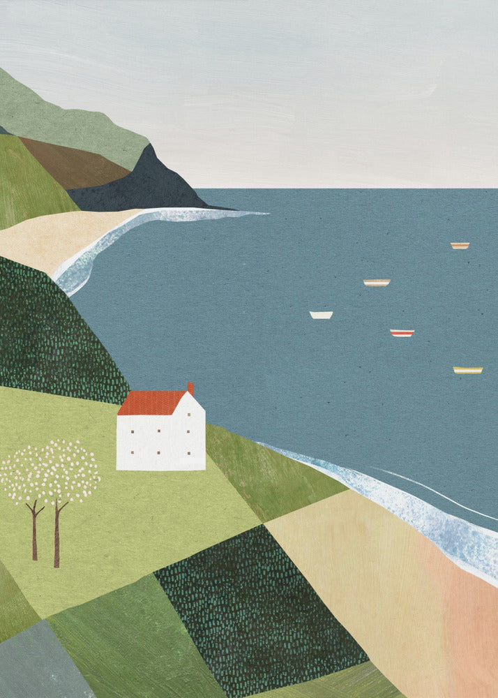 House on the Cliff | Canvas
