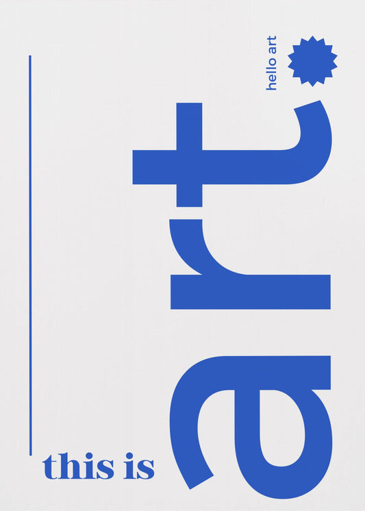 Hello Bold Typography | Canvas