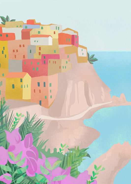 Cinque Terre, Italy | Tableaux sur Toile