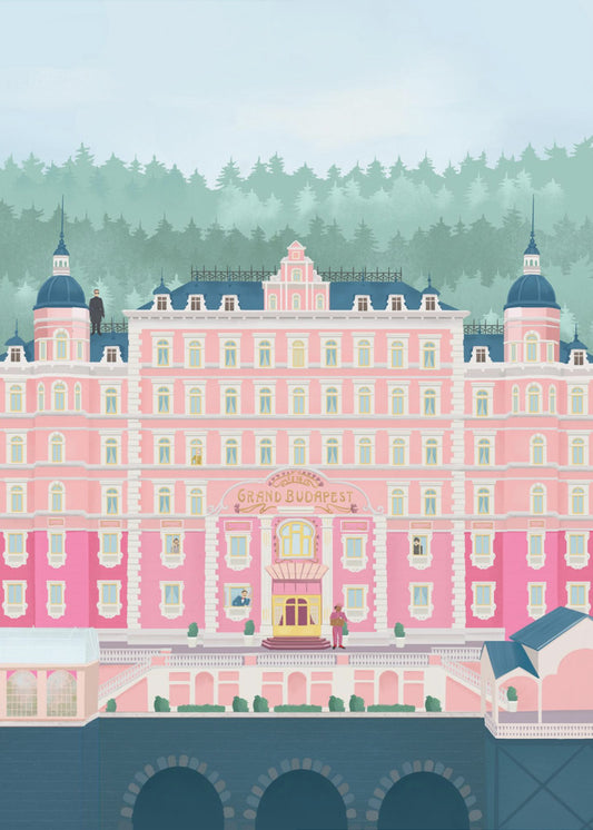 Le Grand Budapest Hôtel | Tableaux sur Toile