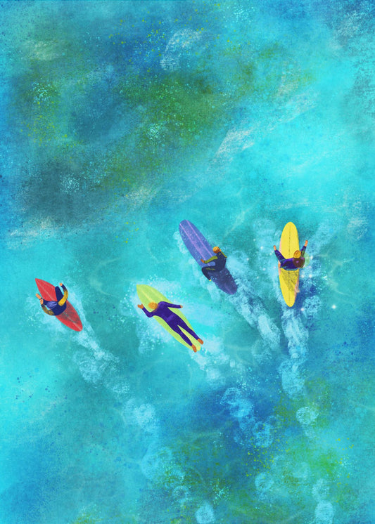 Surfer Dudes | Canvas
