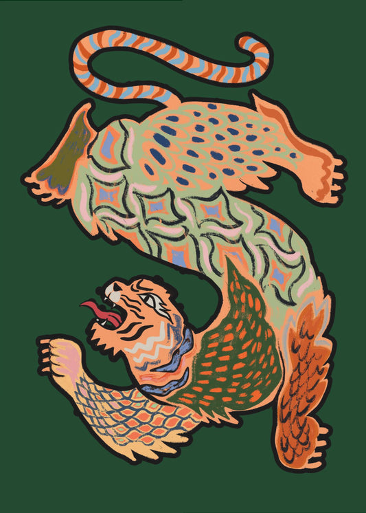 Asiantiger Green | Canvas