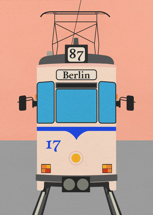 Berliner Straßenbahn | Leinwand-Bilder