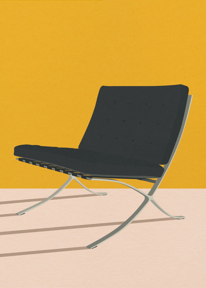 Silla Barcelona de Mies Van Der Rohe | Impresiones en Lienzo