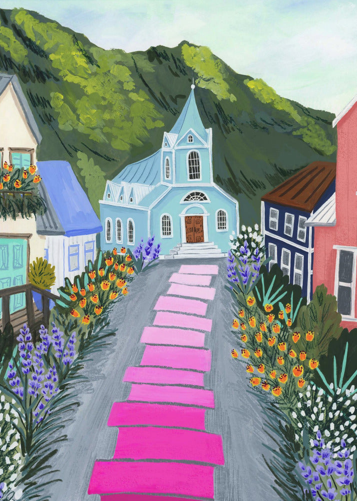Seyðisfjörður | Stampe su Tela