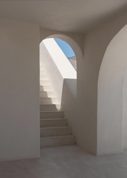 Treppe zum Meerblick | Leinwand-Bilder
