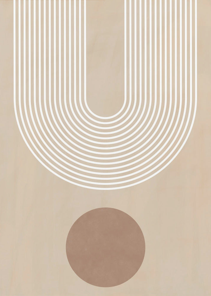Beige bue Plakater - Kunsttryk | Lærredsbilleder