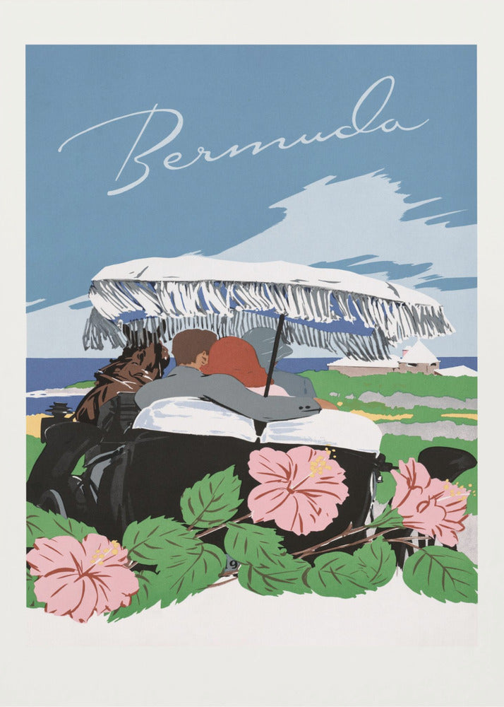 Bermudes (1940 1950) Par Adolph Treidler | Tableaux sur Toile