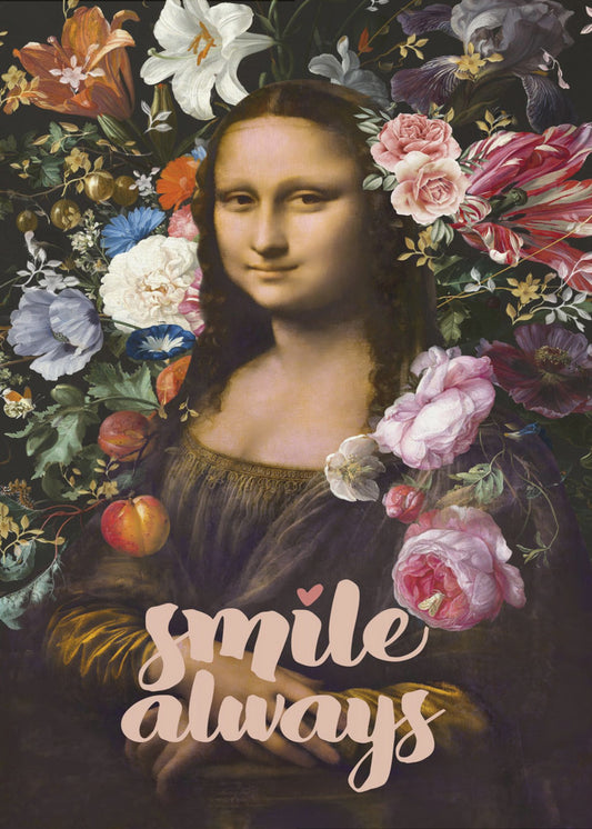 Sorridi sempre, Monna Lisa | Stampe su Tela