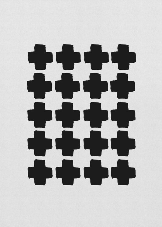 Black and White Abstract III | Canvas