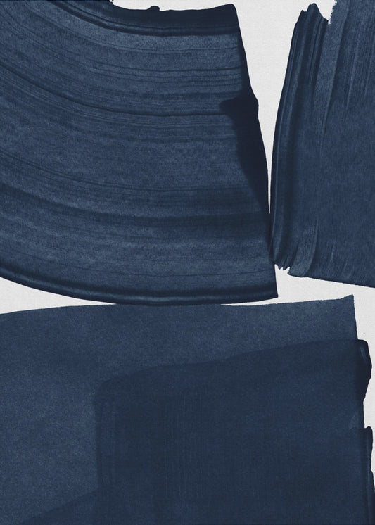 Minimalist Painting Blue I | Canvas