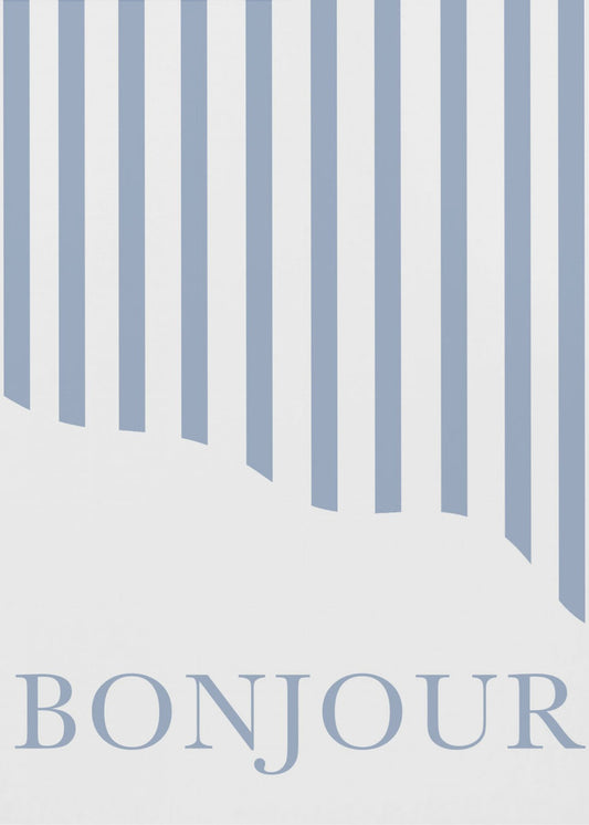 Bonjour Stripes | Posters - Affiche Artistique
