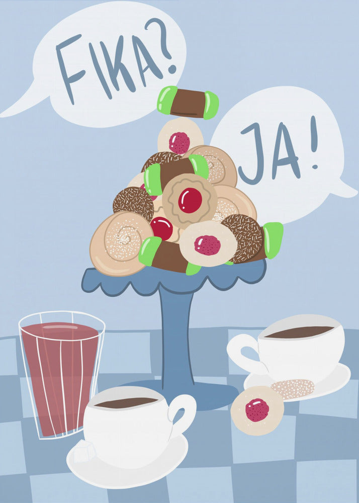 Svensk Fika Njutning | Poster