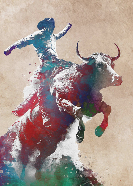 Rodéo sportif 1 | Tableaux sur Toile