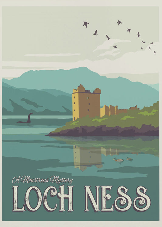 Impression de voyage sur le Loch Ness | Tableaux sur Toile