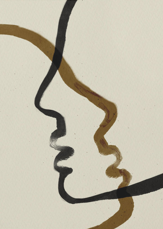 Verflochtene Profile | Poster