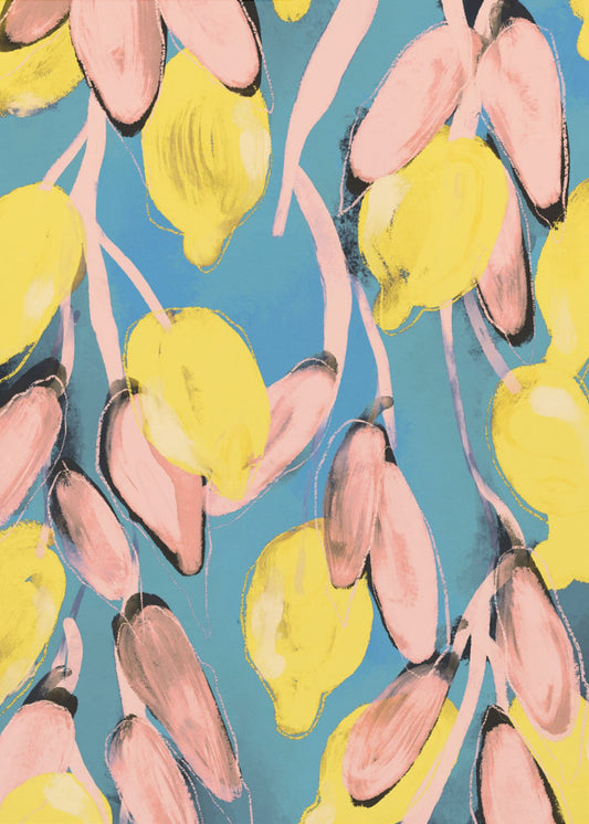 Petals in Blue | Poster