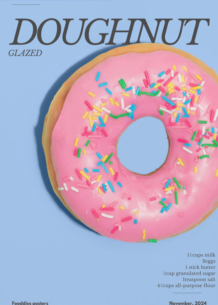 Rosa glasyrmunk | Poster