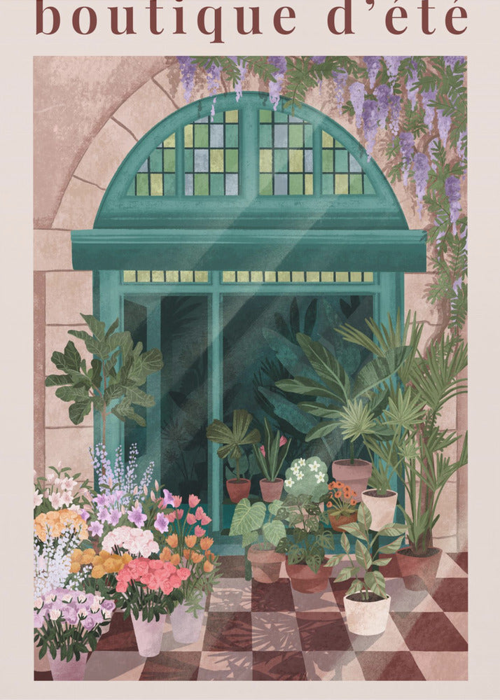 Fleuriste français Posters - Affiche Artistique | Tableaux sur Toile