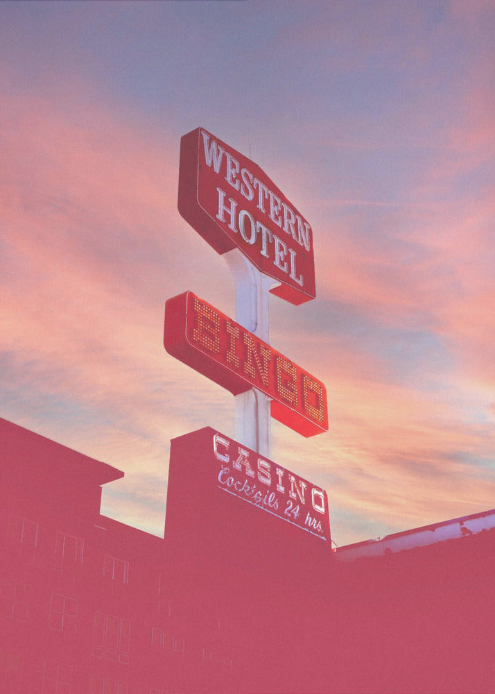 Hotel Western di Las Vegas | Stampe su Tela