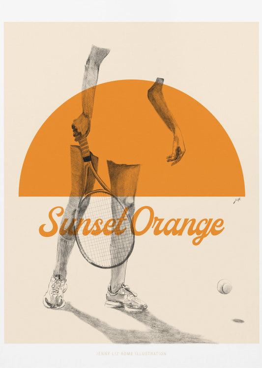 Solnedgång Orange | Poster