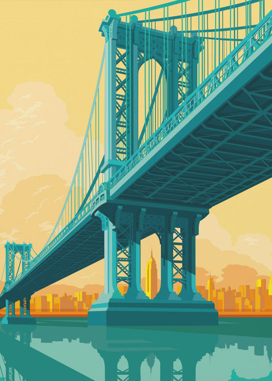 New York Manhattan-bron | Canvas