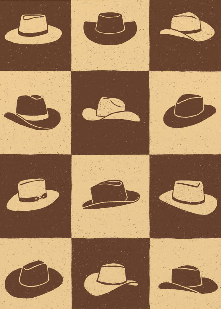 Cowboy Schackbräde | Canvas
