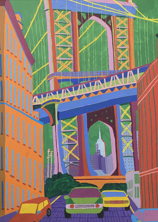 Manhattan-broen | Lærredsbilleder