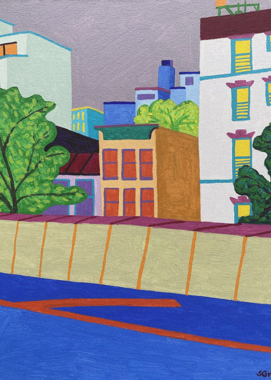 Sur la rampe | Tableaux sur Toile