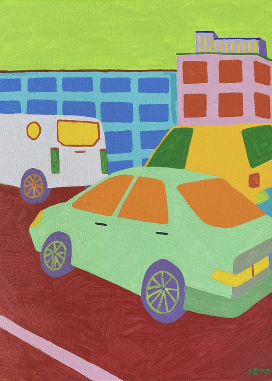 Trafic sur rampe | Tableaux sur Toile