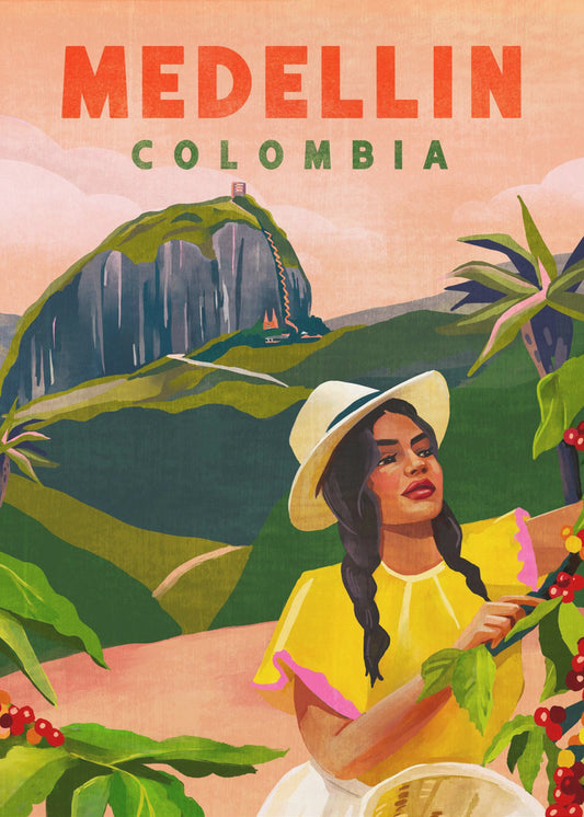 Voyage à Medellin en Colombie Posters - Affiche Artistique | Tableaux sur Toile