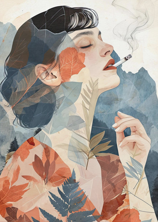 Smoking Woman art | Poster
