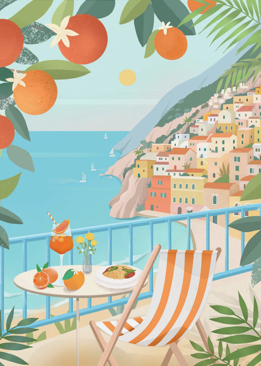 Été italien | Tableaux sur Toile