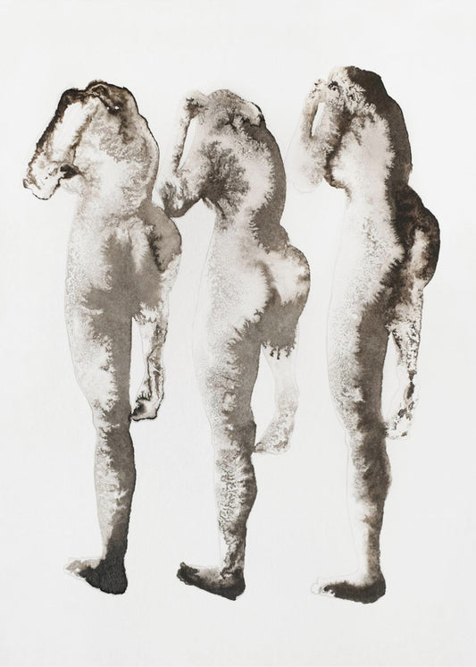 Figure Study 3x (nach Muybridge) | Poster